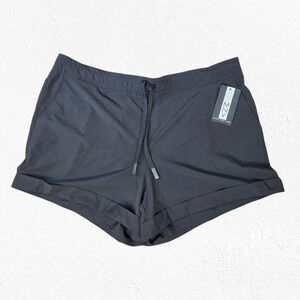 Marc New York Black Commuter High Rise 4 Inch Performance Active Shorts Size 2X
